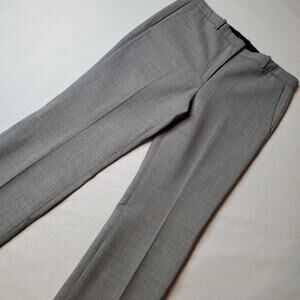 Theory Women's Size 8 Demitria Houndstooth Portland Bootcut Pants Gray